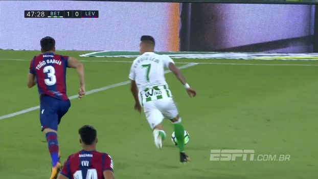 Betis goleia Levante, ultrapassa Real Madrid e chega ao 5º lugar Betis goleia Levante, ultrapassa Real Madrid e chega ao 5º lugar