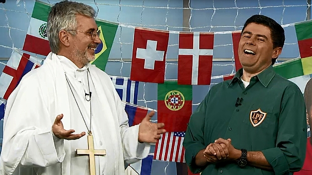 Loucos por Copa: jornalista argentino Edgardo Martólio e o comentarista Gerd Wenzel LOUCOS POR FUTEBOL >> COPA <<