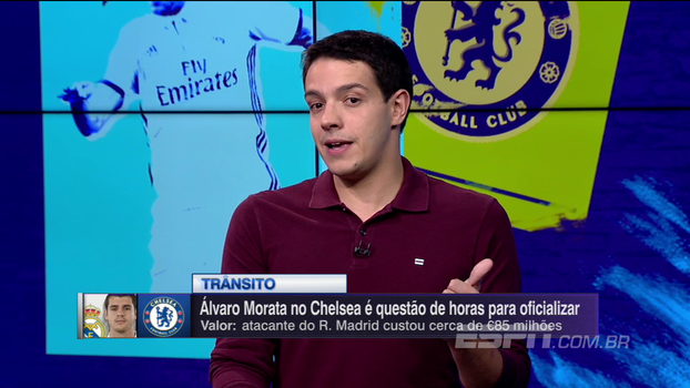 Rafael Oliveira: Morata pode se encaixar muito bem nos perfis de jogo do Chelsea e da Premier League Rafael Oliveira: Morata pode se encaixar muito bem nos perfis de jogo do Chelsea e da Premier League