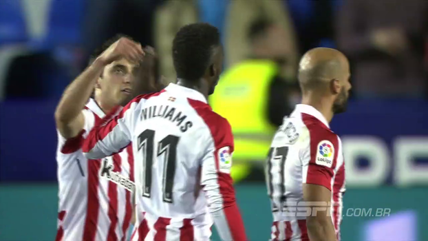 Adúriz marca, Bilbao vence o Levante e respira longe da zona de rebaixamento Assista aos melhores momentos da vitória do Athletic Bilbao sobre o Levante por 2 a 1!