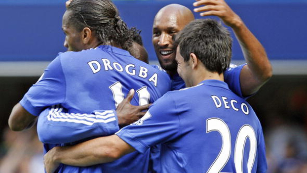 Com gols de Anelka e Ballack, Chelsea atropelou Burnley em 2009 Com gols de Anelka e Ballack, Chelsea atropelou Burnley em 2009