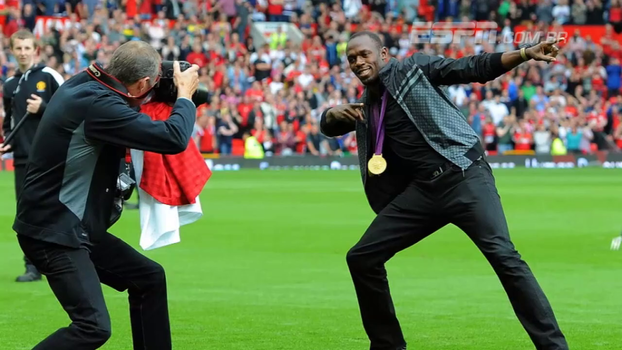 É torcedor raiz ou é ‘poser’? Bolt responde a quiz sobre o Manchester United; veja o resultado É torcedor raiz ou é ‘poser’? Bolt responde a quiz sobre o Manchester United; veja o resultado