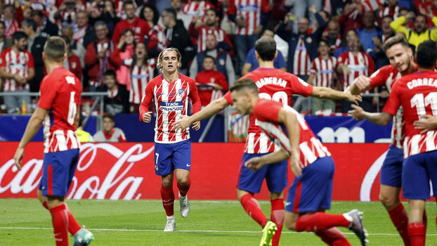 LaLiga: Gol de Atlético de Madri 1 x 0 Malaga