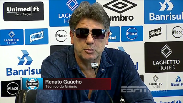 Renato Gaúcho confirma Luan contra o Palmeiras: 'Ele precisa desse ritmo de jogo' Renato Gaúcho confirma Luan contra o Palmeiras: 'Ele precisa desse ritmo de jogo'