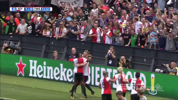 Na primeira rodada do Holandês, Feyenoord bate Twente em casa Na primeira rodada do Holandês, Feyenoord bate Twente em casa