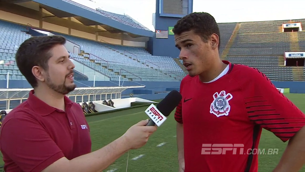 Classificado para a final da Copa do Brasil Sub-17, goleiro do Corinthians comemora e sonha: 'Vamos ser coroados com o título' Classificado para a final da Copa do Brasil Sub-17, goleiro do Corinthians comemora e sonha: 'Vamos ser coroados com o título'