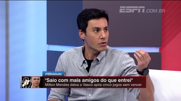 Vicari critica entrevista ‘sem sentido’ de Eurico e Milton Mendes: ‘Fiquei absolutamente constrangido’ Vicari critica entrevista ‘sem sentido’ de Eurico e Milton Mendes: ‘Fiquei absolutamente constrangido’