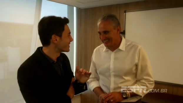 Em bate-papo com Bruno Vicari, Tite fala sobre massacre do City e carretilha de Paulo Vitor no clássico Em bate-papo com Bruno Vicari, Tite fala sobre massacre do City e carretilha de Paulo Vitor no clássico