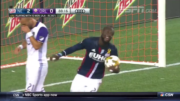 Jogador faz primeiro 'hat trick' da carreira e Orlando City é goleado por New England Revolution Jogador faz primeiro 'hat trick' da carreira e Orlando City é goleado por New England Revolution