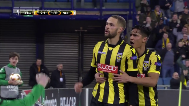 Vitesse aproveita ausência de Balotelli e Sneijder no Nice e se despede da Europa League com primeira vitória Assista ao gol da vitória do Vitesse sobre o Nice por 1 a 0!