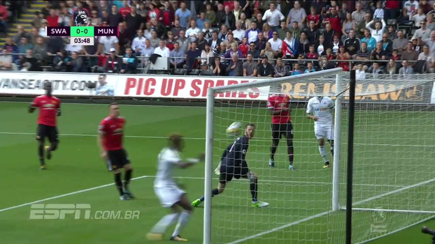 Tempo real: Swansea consegue bola na trave, e Lukaku responde com chute perigoso no contra-ataque Tempo real: Swansea consegue bola na trave, e Lukaku responde com chute perigoso no contra-ataque