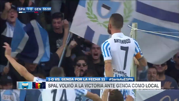 Em jogo de times da parte de baixo da tabela , SPAL vence Genoa em casa Em jogo de times da parte de baixo da tabela , SPAL vence Genoa em casa