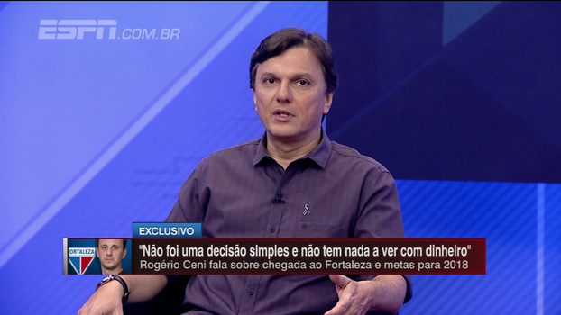  Mauro vê grande chance de aprendizado para Ceni no Fortaleza: 'Começou muito por cima e agora vai retomar o caminho'