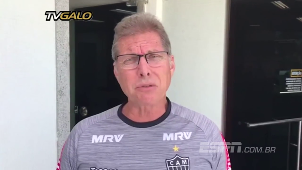 Oswaldo Oliveira agradece e convoca torcida: 'Jogadores estão muito animados, muito dedicados' Oswaldo Oliveira agradece e convoca torcida: 'Jogadores estão muito animados, muito dedicados'