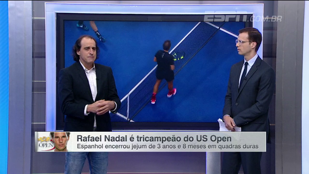 Meligeni destaca 'transformações' de Nadal e exalta título no US Open: 'Ele sobrou' Meligeni destaca 'transformações' de Nadal e exalta título no US Open: 'Ele sobrou'