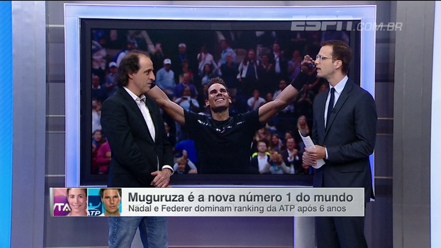 Muguruza e Nadal no topo! Fernando Meligeni traz atualizações e mudanças no ranking mundial de tênis Muguruza e Nadal no topo! Fernando Meligeni traz atualizações e mudanças no ranking mundial de tênis