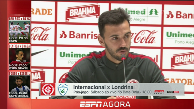 'Não podemos entrar no comodismo'; Uendel fala sobre fase do Internacional na Série B 'Não podemos entrar no comodismo'; Uendel fala sobre fase do Internacional na Série B
