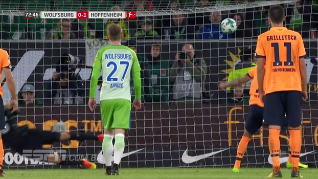 Em casa, Wolfsburg sai atrás, mas busca empate contra o Hoffenheim Em casa, Wolfsburg sai atrás, mas busca empate contra o Hoffenheim
