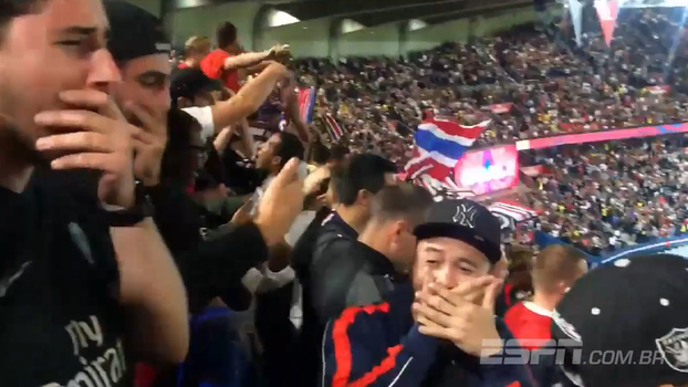 E os torcedores do PSG, estão eufóricos com Neymar? Veja reação da arquibancada após o sexto gol E os torcedores do PSG, estão eufóricos com Neymar? Veja reação da arquibancada após o sexto gol
