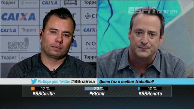 Jair fala sobre opções no time do Botafogo e responde: 'Meu elenco não é limitado, ele é enxuto' Jair fala sobre opções no time do Botafogo e responde: 'Meu elenco não é limitado, ele é enxuto'