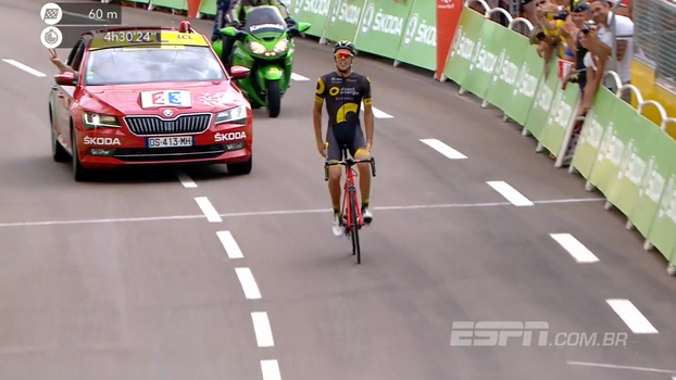 Cárdapio ESPN tem amistosos internacionais, reta final do Tour de France e muita MLB, programe-se Após susto por câimbra, atleta francês vence etapa do Tour de France na superação