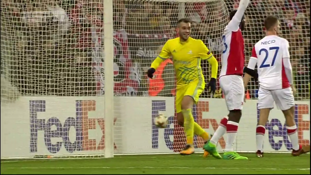 Astana vence Slavia Praga com gol polêmico e se classifica na Europa League Assista ao gol da vitória do Astana sobre o Slavia Praga por 1 a 0!