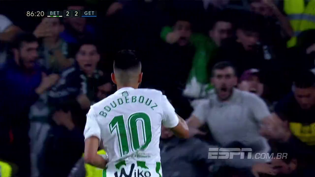 Com gás no fim do jogo, Betis consegue correr atrás e empatar partida em casa contra o Getafe Com gás no fim do jogo, Betis consegue correr atrás e empatar partida em casa contra o Getafe