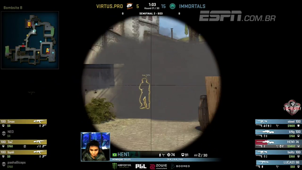 Veja os melhores momentos de como a IMT venceu a Virtus.Pro na semifinal do PGL Major Cracóvia 2017 Veja os melhores momentos de como a IMT venceu a Virtus.Pro na semifinal do PGL Major Cracóvia 2017