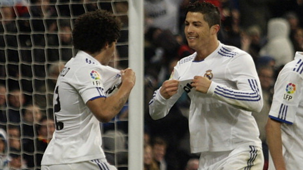 Três de Cristiano Ronaldo, dancinha de Marcelo e mais: Real Madrid fez 7 a 0 no Málaga em 2011 Três de Cristiano Ronaldo, dancinha de Marcelo e mais: Real Madrid fez 7 a 0 no Málaga em 2011