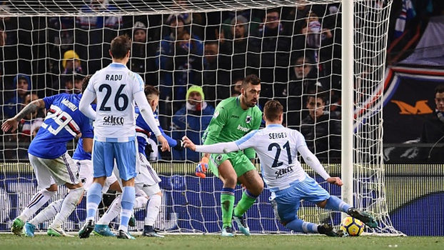 Com gol chorado nos acréscimos, Lazio vence Sampdoria e segue colada na zona da Champions Com gol chorado nos acréscimos, Lazio vence Sampdoria e segue colada na zona da Champions