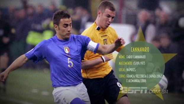 Capitão da Itália no título de 2006, Cannavaro foi eleito melhor jogador daquele Mundial; relembre sua trajetória Capitão da Itália no título de 2006, Cannavaro foi eleito melhor jogador daquele Mundial; relembre sua trajetória