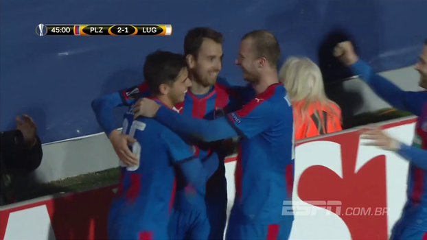 Viktoria Plzen goleia Lugano e entra na zona de classificação à próxima fase Viktoria Plzen goleia Lugano e entra na zona de classificação à próxima fase