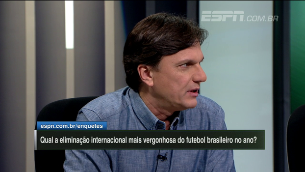 'O vexame do Flamengo foi grande, mas o Atlético-MG conseguiu superar', diz Mauro Cezar Pereira 'O vexame do Flamengo foi grande, mas o Atlético-MG conseguiu superar', diz Mauro Cezar Pereira