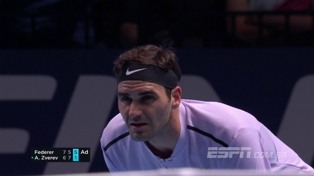 ATP Finals: Lances de Roger Federer 2 x 1 Alexander Zverev Confira lances de Roger Federer 2 x 1 Alexander Zverev