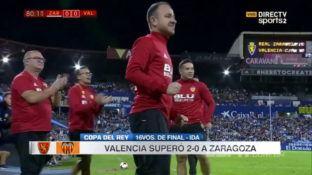 Na Copa do Rei, Valencia vence Zaragoza fora de casa e encaminha vaga Na Copa do Rei, Valencia vence Zaragoza fora de casa e encaminha vaga