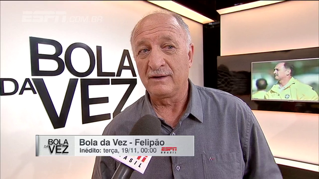 Sem assunto proibido! Confira os bastidores da gravação do 'Bola da Vez' com Felipão Sem assunto proibido! Confira os bastidores da gravação do 'Bola da Vez' com Felipão