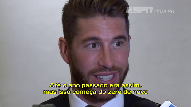 Sergio Ramos, sobre Champions League: "O Real vai começar com toda a humildade do mundo" Sergio Ramos, sobre Champions League: "O Real vai começar com toda a humildade do mundo"