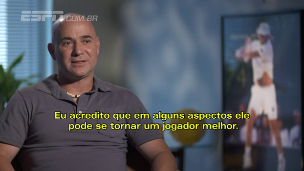 Agassi diz que Djokovic ainda pode melhorar 'se entender que existe outro ser humano' na quadra Agassi diz que Djokovic ainda pode melhorar 'se entender que existe outro ser humano' na quadra