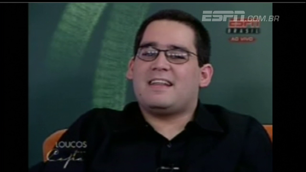 No dia em que completa 8 anos de ESPN, Léo Bertozzi relembra aparição como convidado em 2006