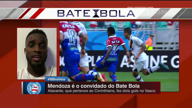 Em bom momento, Mendoza fala sobre sequência do Bahia e mira: 'Acho que vamos conseguir nossos objetivos' Em bom momento, Mendoza fala sobre sequência do Bahia e mira: 'Acho que vamos conseguir nossos objetivos'