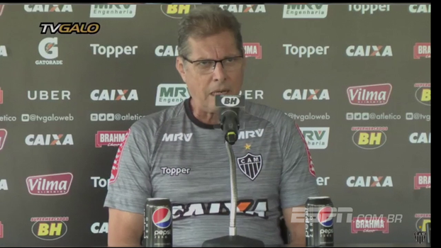 Oswaldo explica 'mistério' antes do clássico contra o Cruzeiro e fala sobre escalação Oswaldo explica 'mistério' antes do clássico contra o Cruzeiro e fala sobre escalação