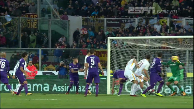 Italiano: Gols de Fiorentina 2 x 4 Roma