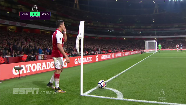 Tempo real: Mustafi completa escanteio com o calcanhar e Foster defende Tempo real: Mustafi completa escanteio com o calcanhar e Foster defende