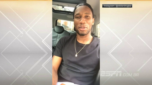 Drogba chega ao CT do Chelsea ao som de 'Bum Bum Tam Tam' Drogba chega ao CT do Chelsea ao som de 'Bum Bum Tam Tam'