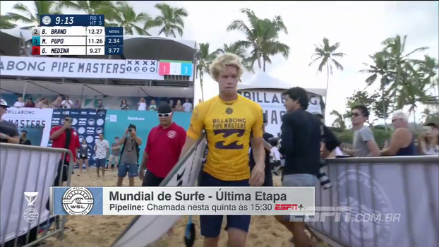 Espera por repescagem e situação dos brasileiros: veja o resumo do Mundial de Surfe em Pipeline Espera por repescagem e situação dos brasileiros: veja o resumo do Mundial de Surfe em Pipeline