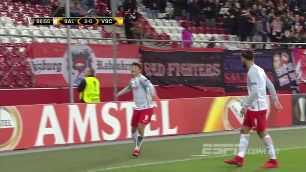 Red Bull Salzburg atropela o Vitória de Guimarães e se classifica à próxima fase da Europa League Red Bull Salzburg atropela o Vitória de Guimarães e se classifica à próxima fase da Europa League