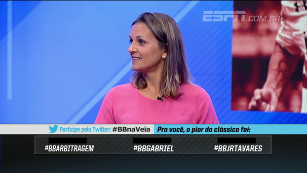 Ju Cabral critica arbitragem por anular gol do São Paulo e elogia 'grande partida' do tricolor Ju Cabral critica arbitragem por anular gol do São Paulo e elogia 'grande partida' do tricolor
