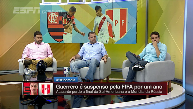 Apoia ou rescinde com Guerrero? Marra e Zé Elias opinam sobre o que Flamengo deveria fazer Apoia ou rescinde com Guerrero? Marra e Zé Elias opinam sobre o que Flamengo deveria fazer