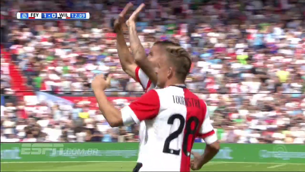 Feyenoord goleia Willem II e segue com 100% de aproveitamento no Holandês Feyenoord goleia Willem II e segue com 100% de aproveitamento no Holandês