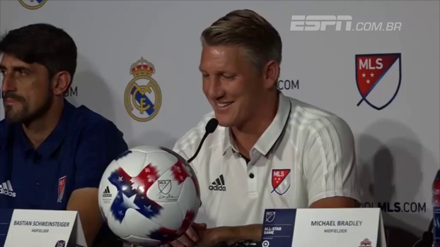 Schweinsteiger diz que a MLS pode chegar ao nível da Premier League em 10 anos Schweinsteiger diz que a MLS pode chegar ao nível da Premier League em 10 anos